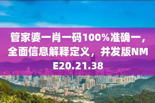 管家婆一肖一码100%准确一，全面信息解释定义，并发版NME20.21.38