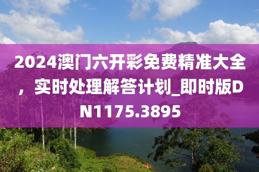 2024澳门六开彩免费精准大全，实时处理解答计划_即时版DN1175.3895