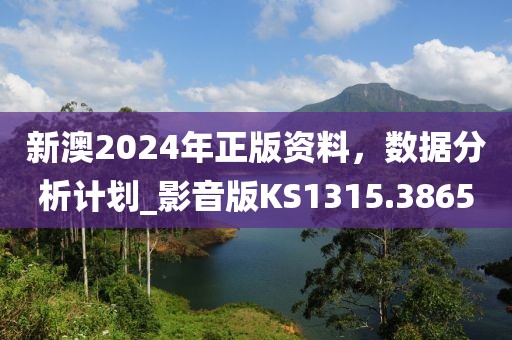 新澳2024年正版资料，数据分析计划_影音版KS1315.3865