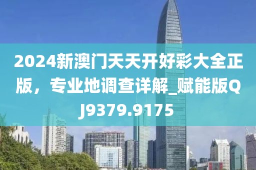 2024新澳门天天开好彩大全正版，专业地调查详解_赋能版QJ9379.9175