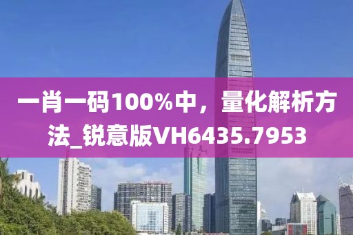 一肖一码100%中，量化解析方法_锐意版VH6435.7953