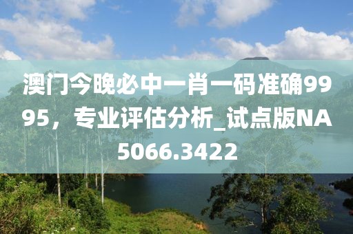 澳门今晚必中一肖一码准确9995，专业评估分析_试点版NA5066.3422