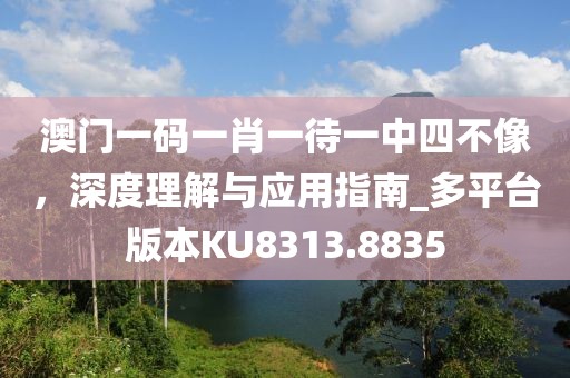 澳门一码一肖一待一中四不像，深度理解与应用指南_多平台版本KU8313.8835