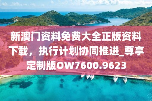 新澳门资料免费大全正版资料下载，执行计划协同推进_尊享定制版OW7600.9623