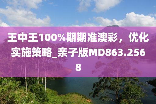 王中王100%期期准澳彩，优化实施策略_亲子版MD863.2568
