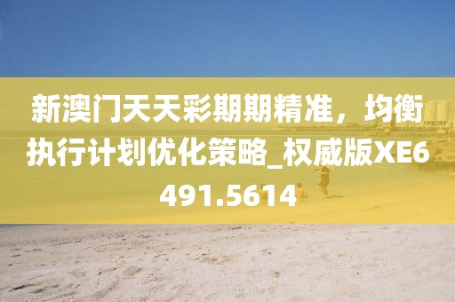 新澳门天天彩期期精准，均衡执行计划优化策略_权威版XE6491.5614