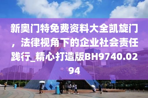 新奥门特免费资料大全凯旋门，法律视角下的企业社会责任践行_精心打造版BH9740.0294