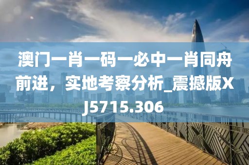 澳门一肖一码一必中一肖同舟前进，实地考察分析_震撼版XJ5715.306