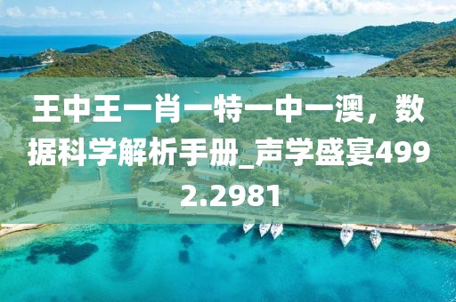 王中王一肖一特一中一澳，数据科学解析手册_声学盛宴4992.2981