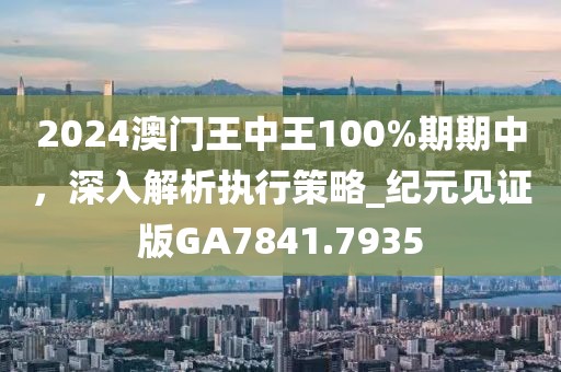 2024澳门王中王100%期期中，深入解析执行策略_纪元见证版GA7841.7935