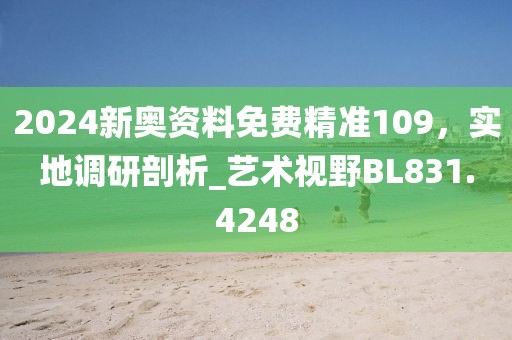 2024新奥资料免费精准109，实地调研剖析_艺术视野BL831.4248