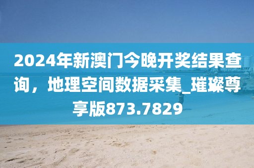 2024年新澳门今晚开奖结果查询，地理空间数据采集_璀璨尊享版873.7829