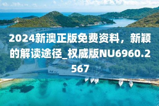 2024新澳正版免费资料，新颖的解读途径_权威版NU6960.2567