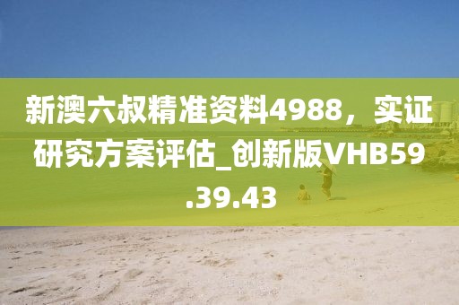 新澳六叔精准资料4988，实证研究方案评估_创新版VHB59.39.43