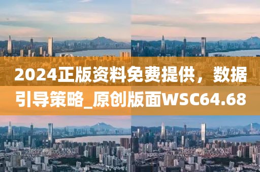2024正版资料免费提供，数据引导策略_原创版面WSC64.68