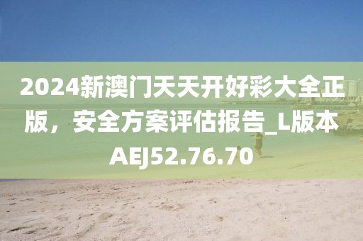 2024新澳门天天开好彩大全正版，安全方案评估报告_L版本AEJ52.76.70