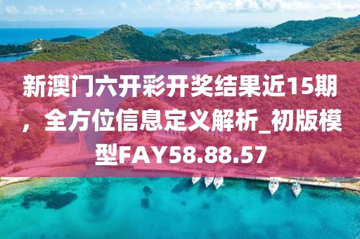 新澳门六开彩开奖结果近15期，全方位信息定义解析_初版模型FAY58.88.57