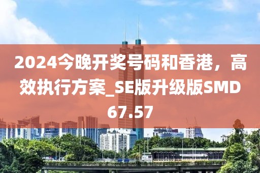 2024今晚开奖号码和香港，高效执行方案_SE版升级版SMD67.57