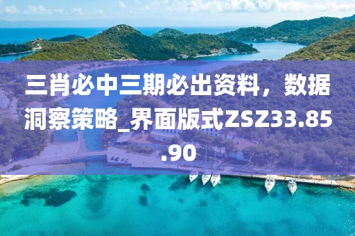 三肖必中三期必出资料，数据洞察策略_界面版式ZSZ33.85.90