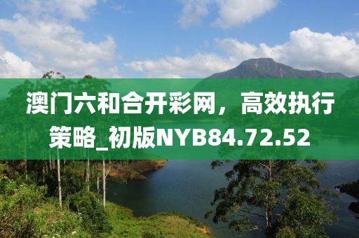 澳门六和合开彩网，高效执行策略_初版NYB84.72.52