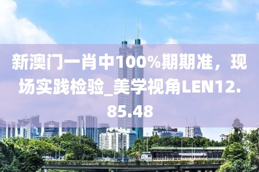 新澳门一肖中100%期期准，现场实践检验_美学视角LEN12.85.48
