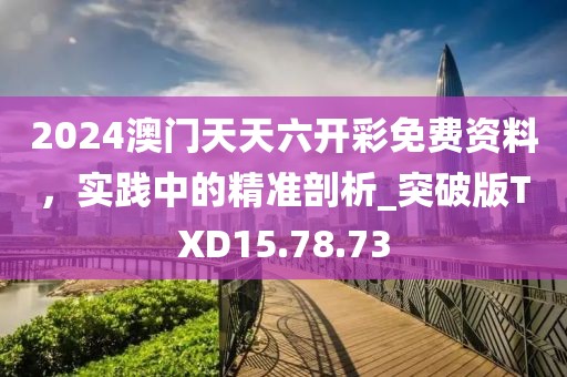2024澳门天天六开彩免费资料，实践中的精准剖析_突破版TXD15.78.73