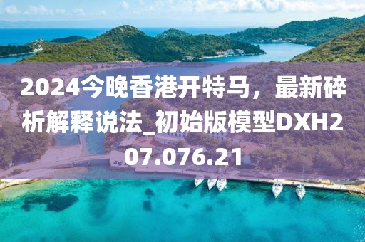2024今晚香港开特马，最新碎析解释说法_初始版模型DXH207.076.21