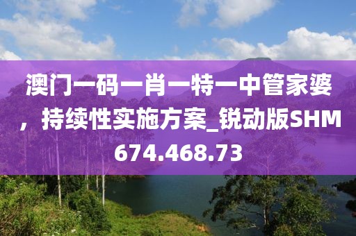 澳门一码一肖一特一中管家婆，持续性实施方案_锐动版SHM674.468.73