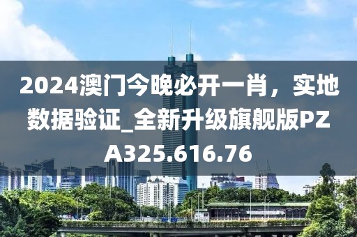 2024澳门今晚必开一肖，实地数据验证_全新升级旗舰版PZA325.616.76