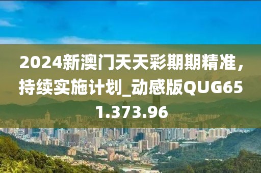 2024新澳门天天彩期期精准，持续实施计划_动感版QUG651.373.96