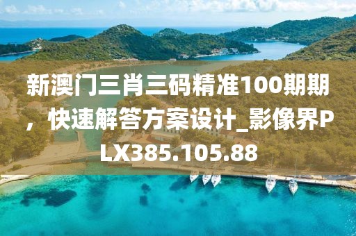 新澳门三肖三码精准100期期，快速解答方案设计_影像界PLX385.105.88