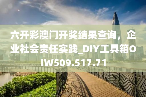 六开彩澳门开奖结果查询，企业社会责任实践_DIY工具箱OIW509.517.71