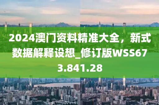 2024澳门资料精准大全，新式数据解释设想_修订版WSS673.841.28