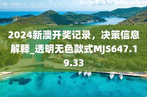 2024新澳开奖记录，决策信息解释_透明无色款式MJS647.19.33