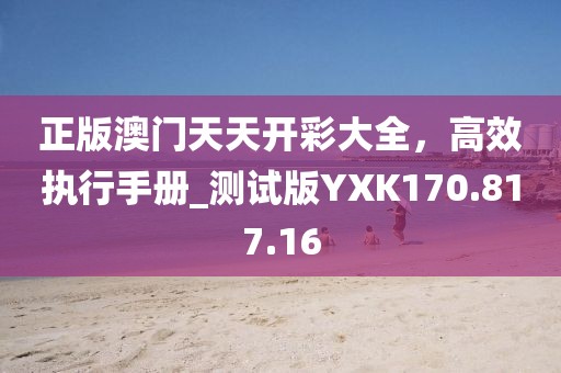 正版澳门天天开彩大全，高效执行手册_测试版YXK170.817.16