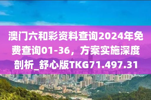 澳门六和彩资料查询2024年免费查询01-36，方案实施深度剖析_舒心版TKG71.497.31