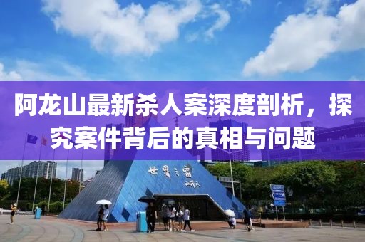 阿龙山最新杀人案深度剖析，探究案件背后的真相与问题