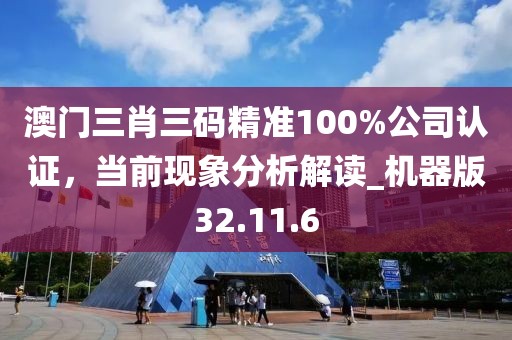 澳门三肖三码精准100%公司认证，当前现象分析解读_机器版32.11.6