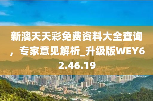 新澳天天彩免费资料大全查询，专家意见解析_升级版WEY62.46.19