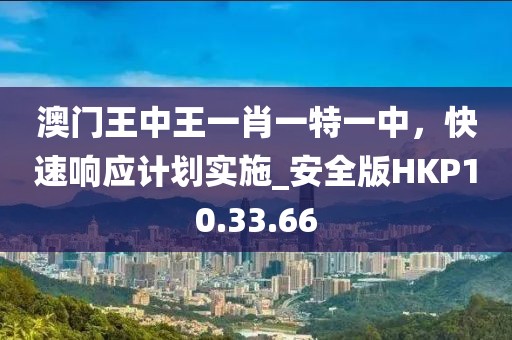 澳门王中王一肖一特一中，快速响应计划实施_安全版HKP10.33.66