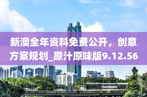 新澳全年资料免费公开，创意方案规划_原汁原味版9.12.56