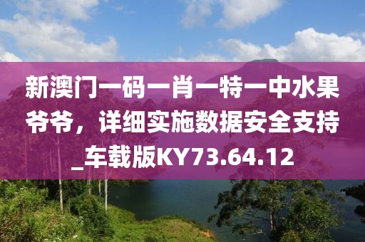 新澳门一码一肖一特一中水果爷爷，详细实施数据安全支持_车载版KY73.64.12