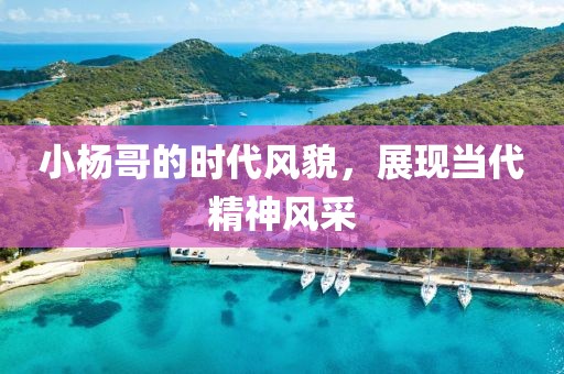 小杨哥的时代风貌，展现当代精神风采