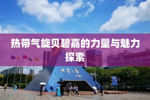 热带气旋贝碧嘉的力量与魅力探索