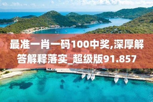 最准一肖一码100中奖,深厚解答解释落实_超级版91.857