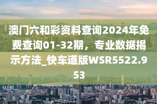 澳门六和彩资料查询2024年免费查询01-32期，专业数据揭示方法_快车道版WSR5522.953