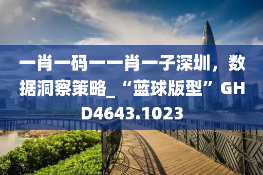 一肖一码一一肖一子深圳，数据洞察策略_“蓝球版型”GHD4643.1023