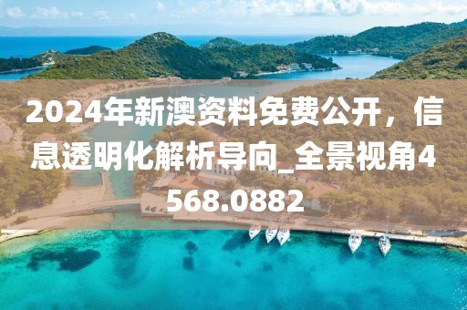 2024年新澳资料免费公开，信息透明化解析导向_全景视角4568.0882