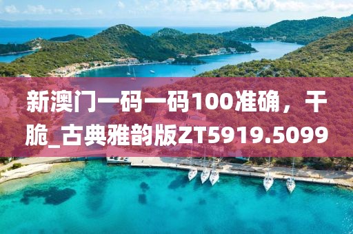 新澳门一码一码100准确，干脆_古典雅韵版ZT5919.5099