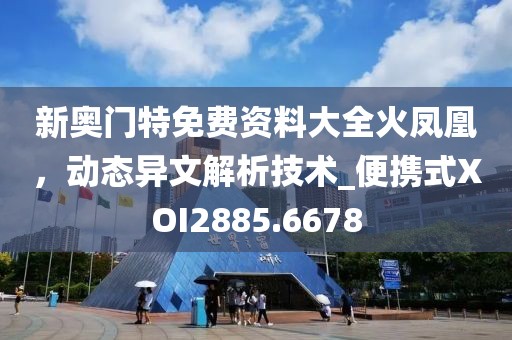 新奥门特免费资料大全火凤凰，动态异文解析技术_便携式XOI2885.6678